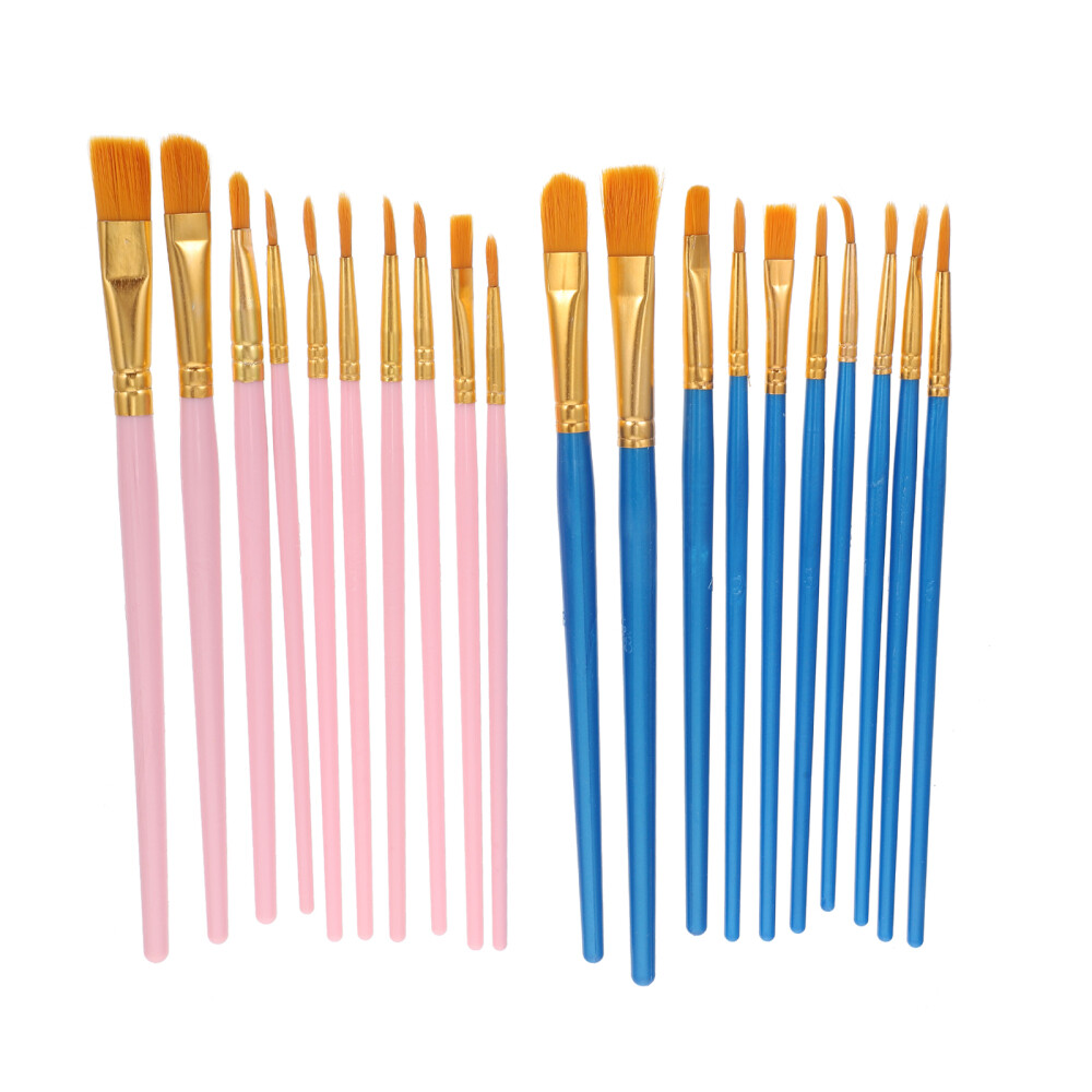 20 Pcs Script Liner Brush Round Pointed Tip Art Brushes eBay