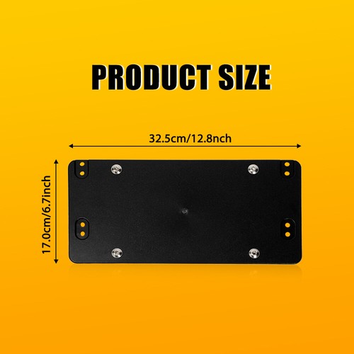 For MERCEDES-BENZ + 10 Screws NewRear License Plate Tag Holder Mounting Bracket - Picture 3 of 11