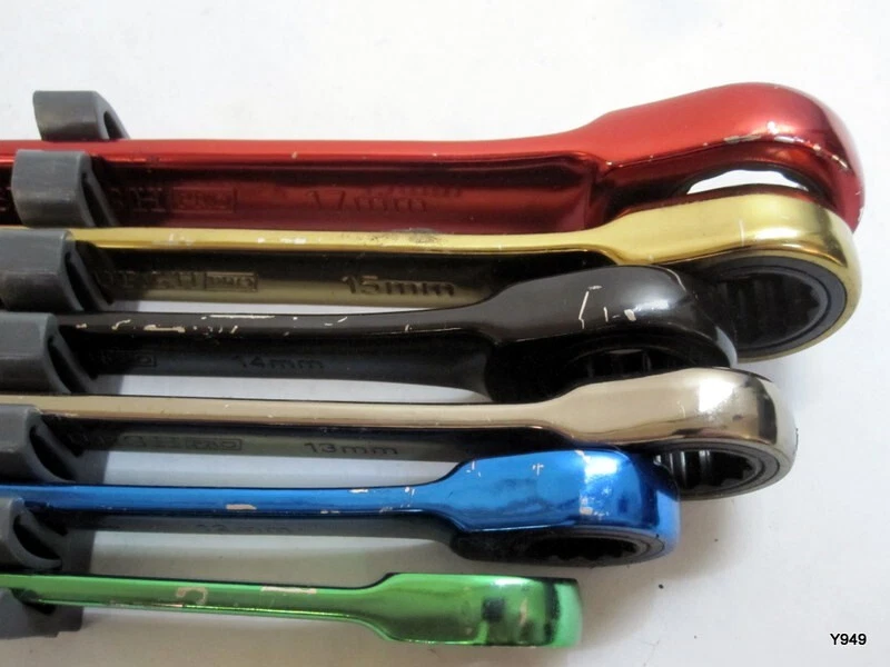 Pittsburgh 6pc Combo Wrench Set METRIC 10mm 12mm 13mm 14mm 15mm & 17mm 66054 - Image 4 of 4