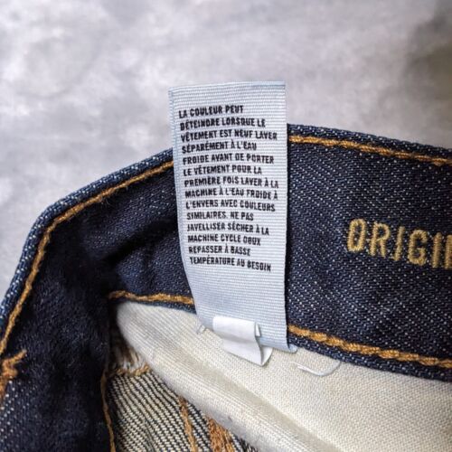 American Eagle Jeans Herren 30x30 Blau Relaxed Original Straight Dark Wash Denim - Bild 12 von 13
