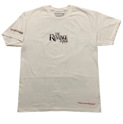 NWT 2020 XXXTENTACION LA The Revenge Tour XXX White Tshirt MEN sz