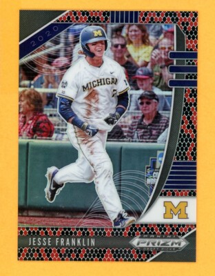 JESSE FRANKLIN V 2020 Prizm Draft Picks Snake Skin Rookie Card RC SER #d /25