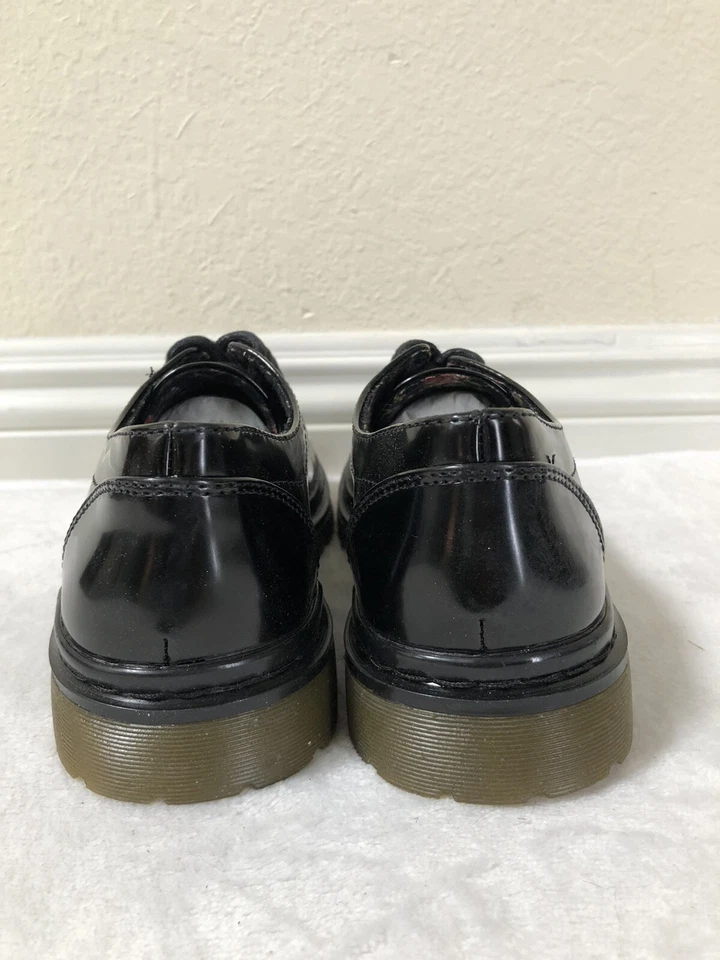 Zapatos Report Dannika para mujer con cordones charol negros EE. UU. TALLA 6,5 M Foto 3 de 4