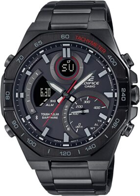 Casio Edifice ECB-950YDC-1AJF NEW Black Analog Digital Solar Bluetooth Watch Men