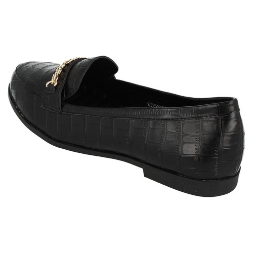 Zapatos planos de punto inteligente negros o crema para dama: F8R0537 - Imagen 4 de 18