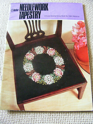 Handarbeit Gobelin, Stickerei Nr 1007, Anker, Mäntel Nähen Vintage, 1965, sehr guter Zustand
