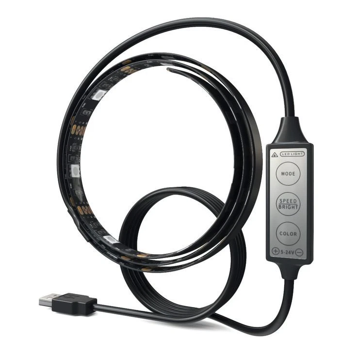 RGB LED Streifen USB Farb Verändernd Beleuchtung Set 50cm -tv , Stück, PS4 - Bild 3 von 3