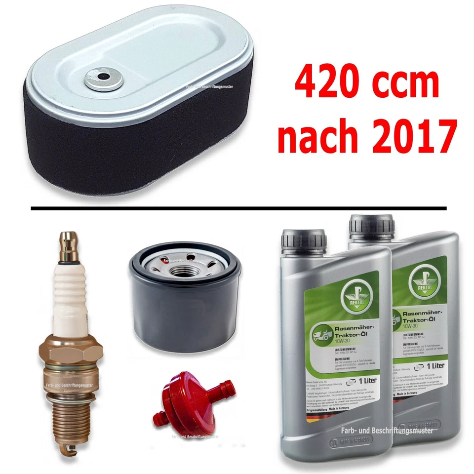 Wartung Service Kit Cub Cadet LT1 LT2 NR92 NS92 NS96 MTD LT 92 96 EXT ab 2020 - Bild 3 von 4