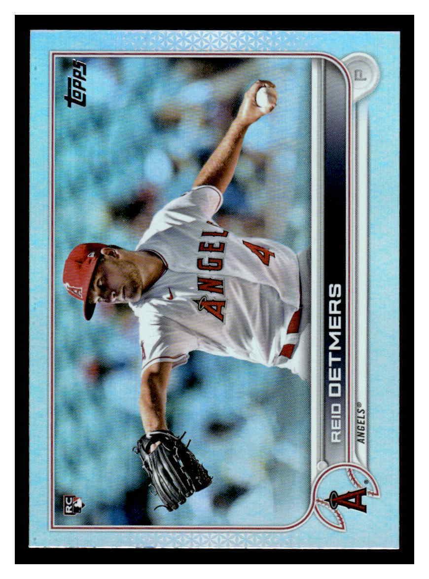 2022 Topps #201 Reid Detmers Rainbow Foil