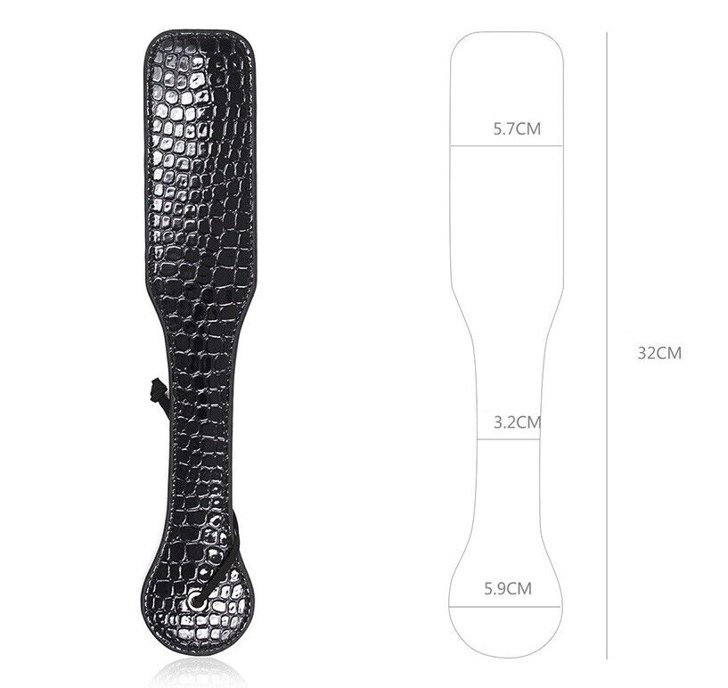 Shinning Faux Leather Snake Pattern Spanking Wife School Girl Punishment Paddle eBay