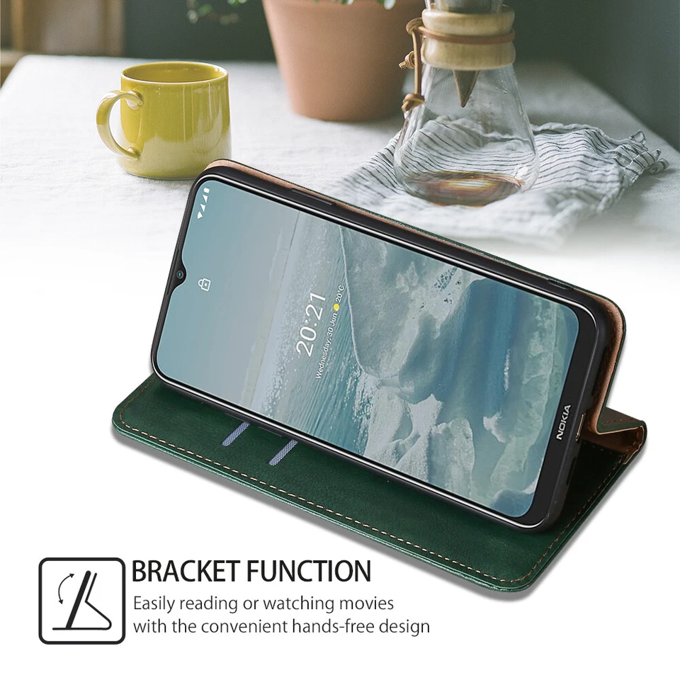 for Nokia 3.2 1 Plus 4.2 8.1 5.1 7.1 Plus Magnetic Flip Case Wallet Stand Cover - Image 4 of 4