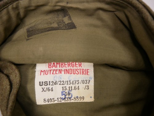 33186 - Feldbluse für einen Fähnrich. Olivgrüne Uniformbluse + Käppi + Mütze - Bild 4 von 8