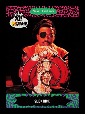 Slick Rick 142 Yo! MTV Raps 1991 Trading Card TCG | eBay