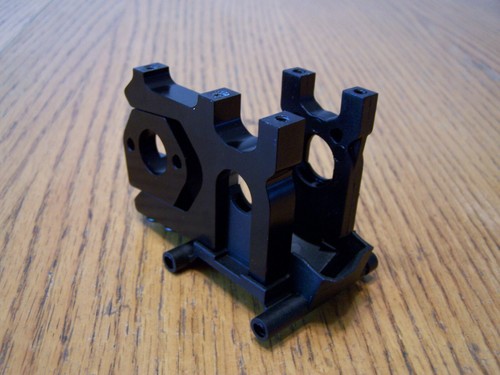 Arrma TLR Typhon Buggy Black Aluminum Sliding Motor Mount 6S BLX Kraton Outcast - Picture 5 of 5