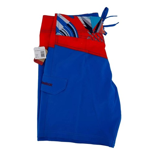 🔥REEBOK SWIM BOARD ATHLETIC SHORTS STYLE 871611 COLOR MLT SIZE EXTRA LARGE NWT - Picture 2 of 19