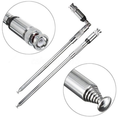 BNC Antenna Stainless steel 118-136MHZ High Gain for Aviation BNC Interphone TV