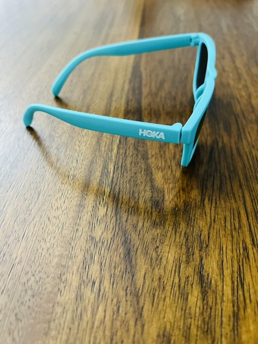 Hoka Anti Slip Running Sunglasses Blue Pink Box Fly Human Limited Edition - Picture 11 of 19