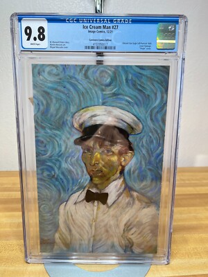 Ice Cream Man #27 - CGC 9.8 - Mercado Homage to Van Gogh -- COA - Ltd 400 - RARE