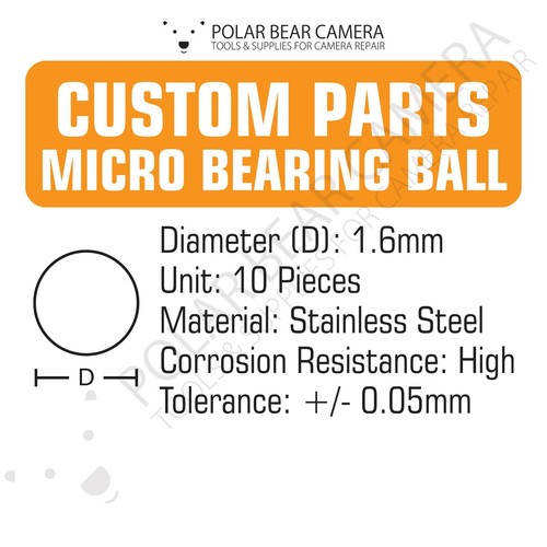 Lentes de cámara bola de acero 1 mm 1,1 mm 1,2 mm 1,3 mm 1,4 mm 1,5 mm 1,6 mm 1,7 mm 1,8 mm etc. - Imagen 15 de 38