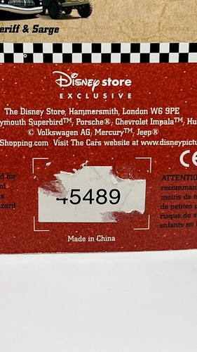 Disney Pixar Cars 2006 collector's die cast w/ cards Doc Hudson + Fillmore - Picture 7 of 7