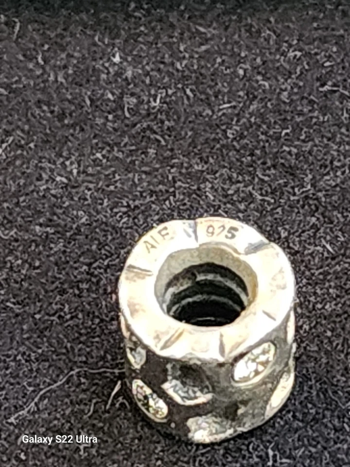 Pandora Momentos Pulsera Plata Dije con 12 Dijes Firmado Marcado 925 ALE Foto 4 de 4