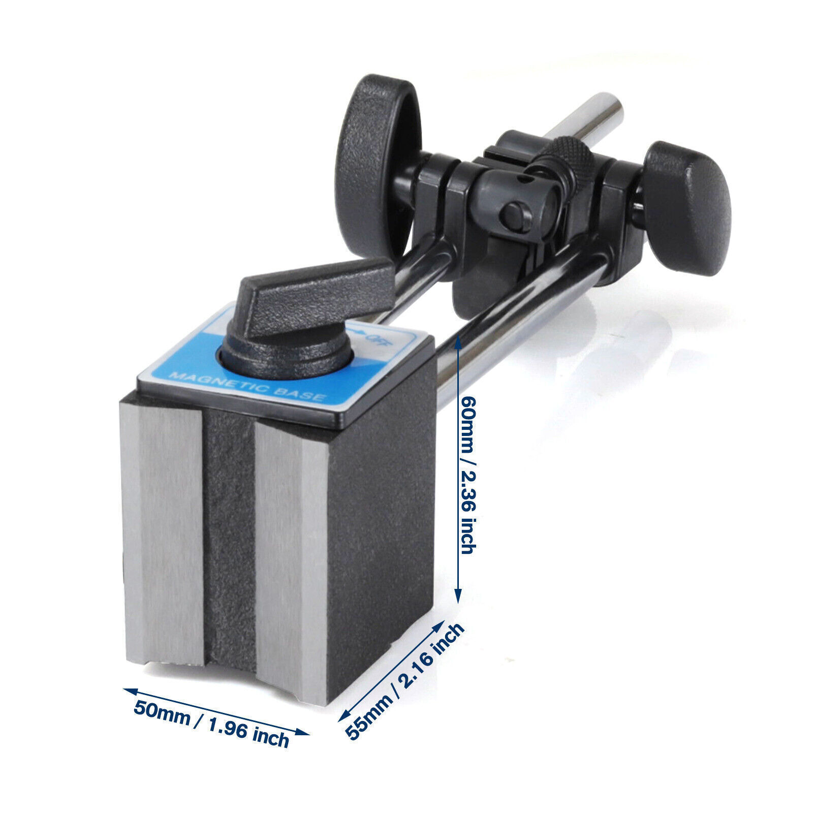 Dial Indicator with Magnetic Base Indicator Point Set 0.001"Precision Gauge Test