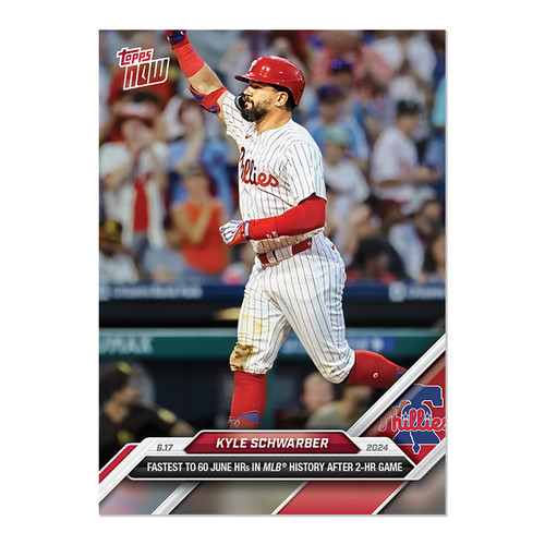 2024 Topps Now 309 Kyle Schwarber