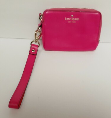Kate spade hot pink wristlet new arrivals