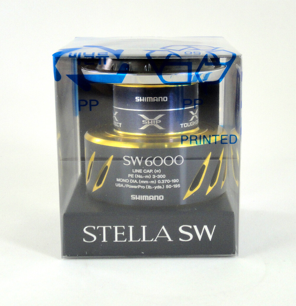 NEW 20' GENUINE SHIMANO STELLA SW C 6000 SPOOL FIT 5000 XG