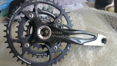 Stronglight Magma Vtt carbon stainless steel crankset with Twister