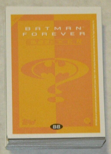 Batman Forever Topps Sticker set. Complete 88 sticker set in NM/Mint condition. - Picture 2 of 2