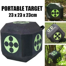 Archery Polyhedral Target 3D Arrow High Density Self Healing Foam Cube 23 x 23CM