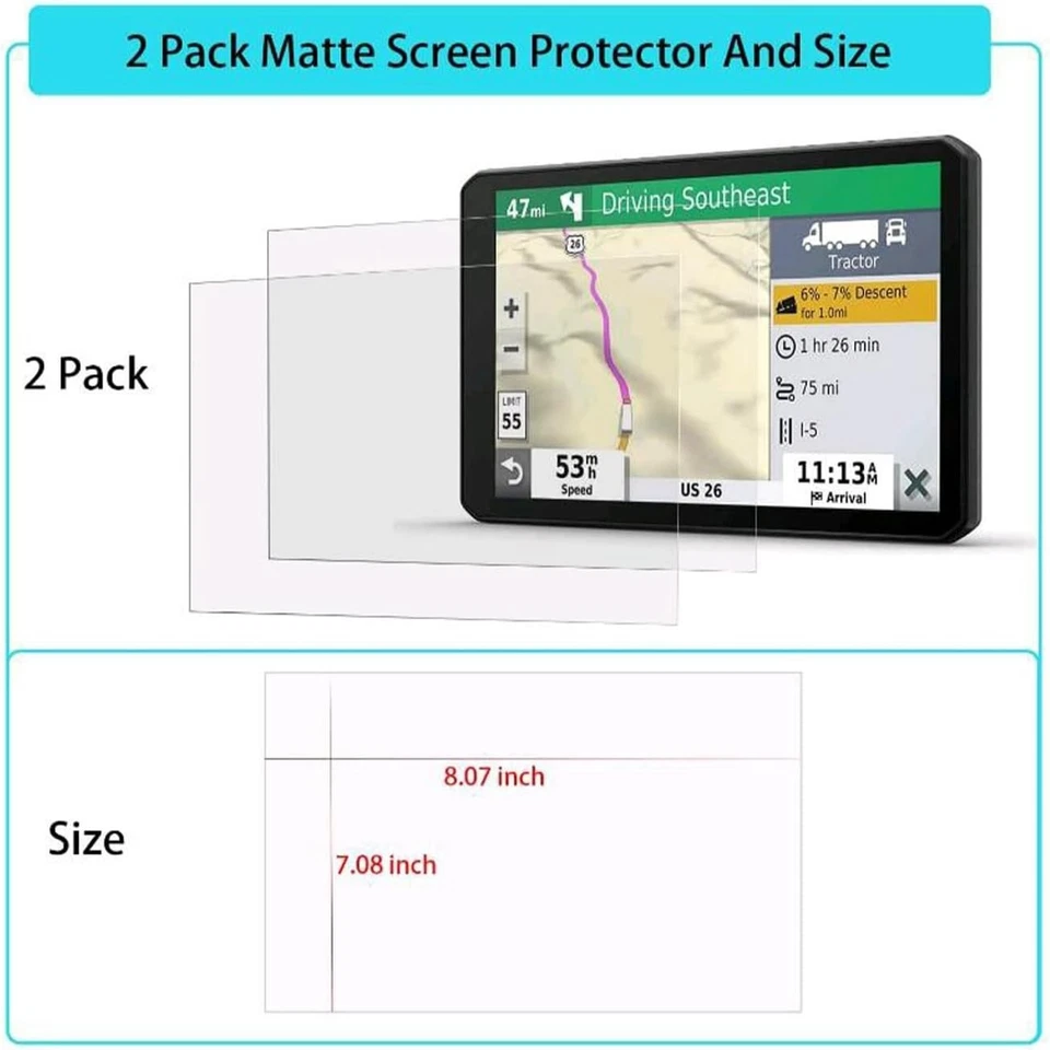 Pack de 2 protectores de pantalla mate: diseño universal recortable y resistente a arañazos Foto 4 de 4