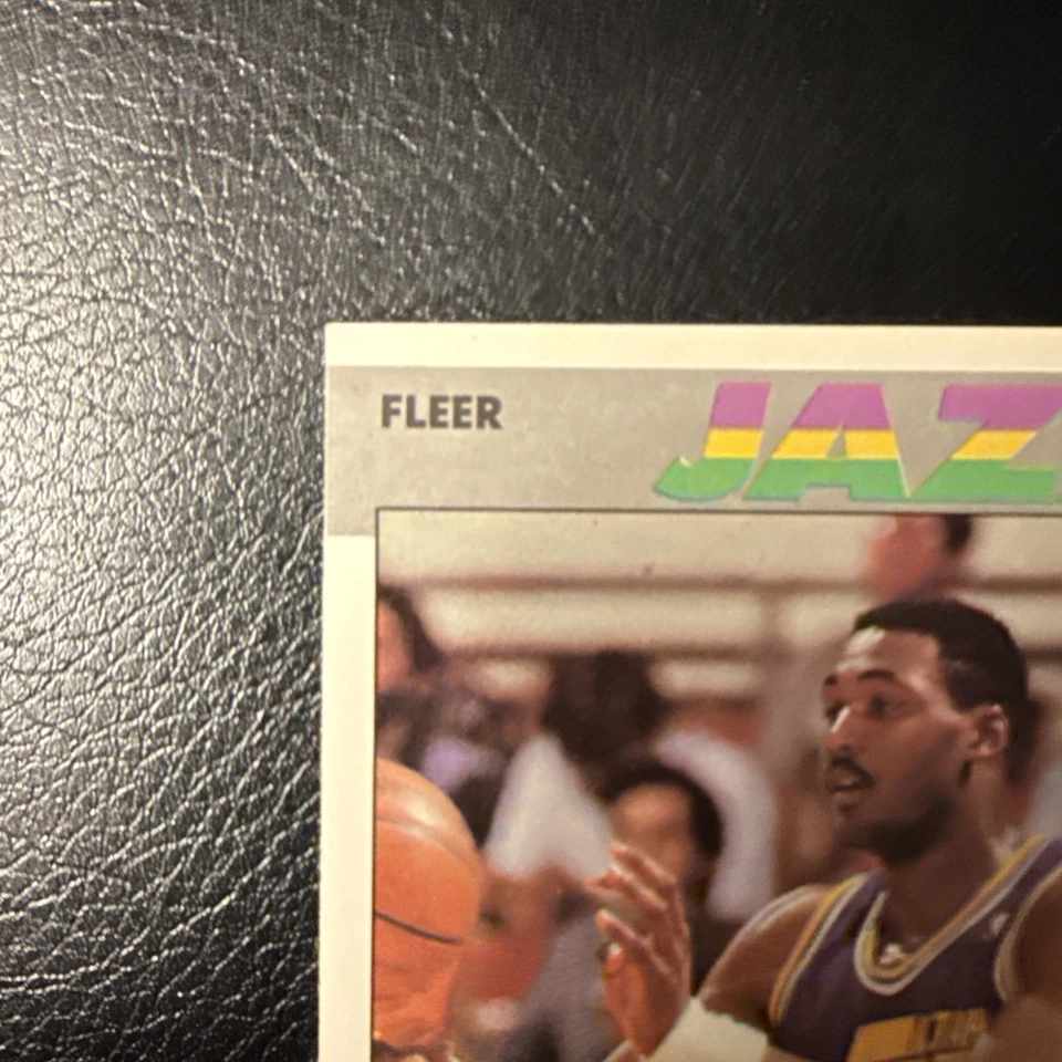1987-88 Fleer 68 Karl Malone Jazz NM - Nice!! - Image 2 of 4