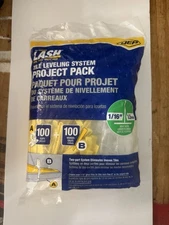 (100-Pk) QEP Tile Leveling Clips 100 & Wedges 100 System Project 1/16" 99741