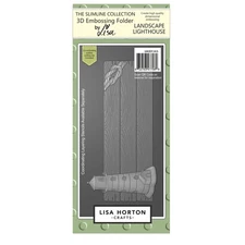 Lisa Horton Crafts Embossing Folder And Die-Landscape Lighthouse - 5A002DYQ-1GGJ