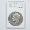 1974-S Eisenhower Ike Dollar - Clad Proof - ANACS PF66 - Soapbox Holder San Francisco Eisenhower