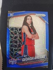 2025 Panini Prizm WNBA - Georgia Amoore #103 Blue Velocity Prizm (RC) Mystics
