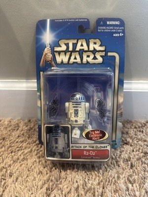 Star Wars R2-D2 Coruscant Sentry AOTC 2002 Electronic MOC Carded