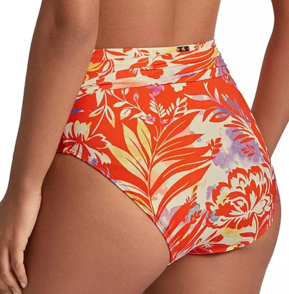 Lauren Ralph Lauren Women's Semi-Shirred-Waistband Bikini Bottoms sz 14 - Image 3 of 4