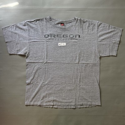 Vintage Late 90s Nike Oregon Basketball T-Shirt Size Large Distressed Faded Gary