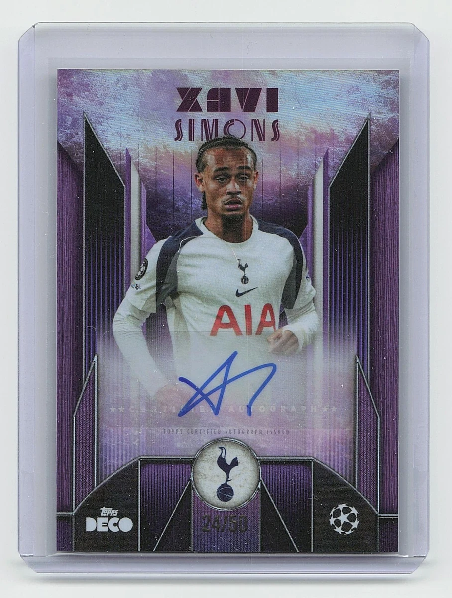 Topps Soccer Tottenham Hotspur Autographed Sports Trading Cards