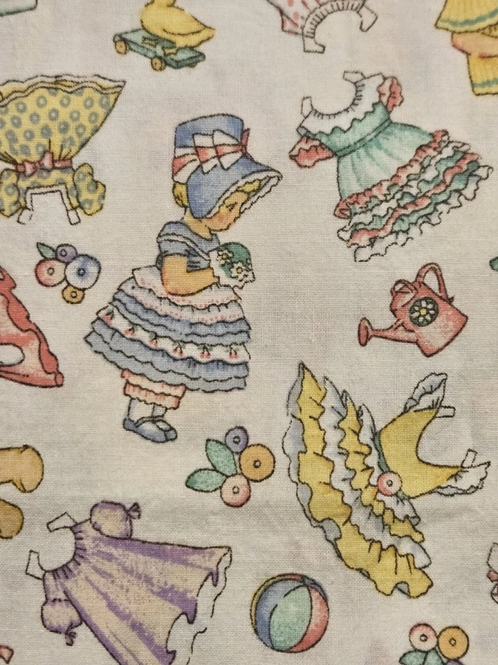 1998 Patty's Paper Dolls Allover By Daisy Kingdom Cotton Quilting Fabric 1 YD - Image 3 of 4