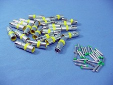 25 Yellow Leviton Compression RCA Connectors ...