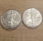 2018 American Silver Eagle BU 1 oz - Lot of 2