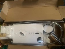 Mira Sport max single outlet Gloss White Electric Shower, 9kW