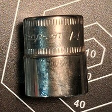 snap on 1/4 in drive 14mm tmm14 Socket Steel Chrome Finish