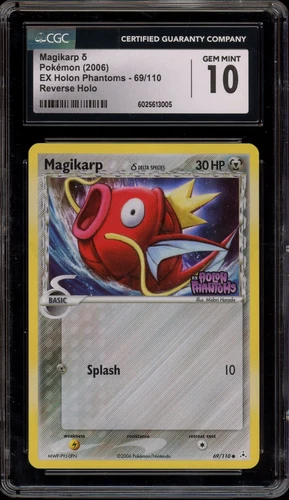 Pokemon Magikarp EX Holon Phantoms Reverse Holo #69 CGC 10 Gem Mint