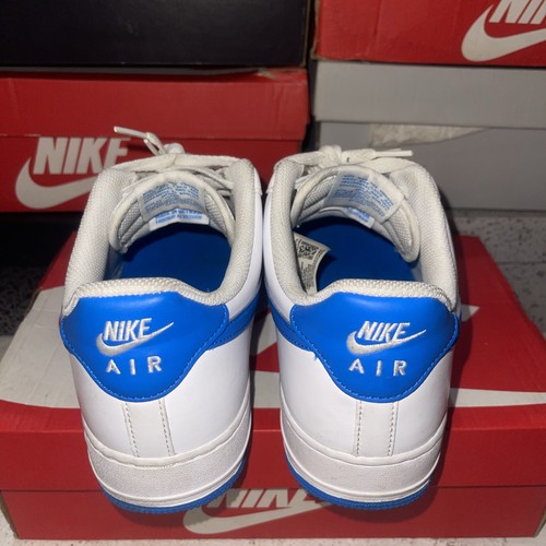 Size 8.5 - Men’s Nike Air Force 1 Low '07 White Photo Blue Sneakers FJ4146-103 - Picture 4 of 7