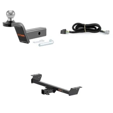 CURT Class 3 Towing Kit Trailer Hitch, Wiring, Ball Mount - 13515, 56083, 45152